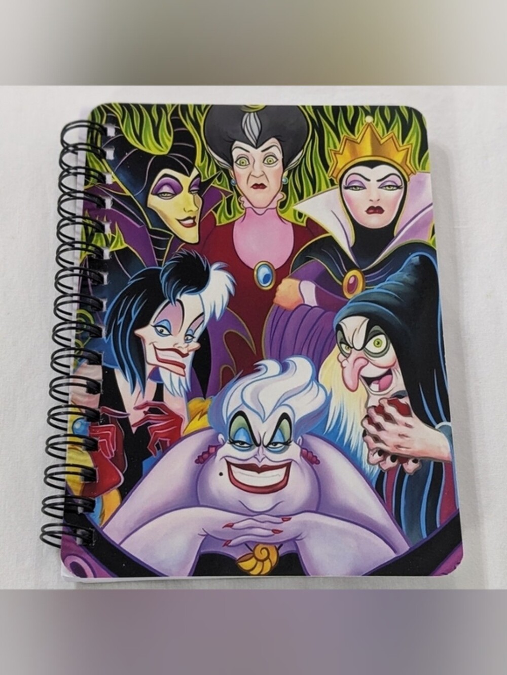 Disney Villians Small Spiral Notebook, NEW